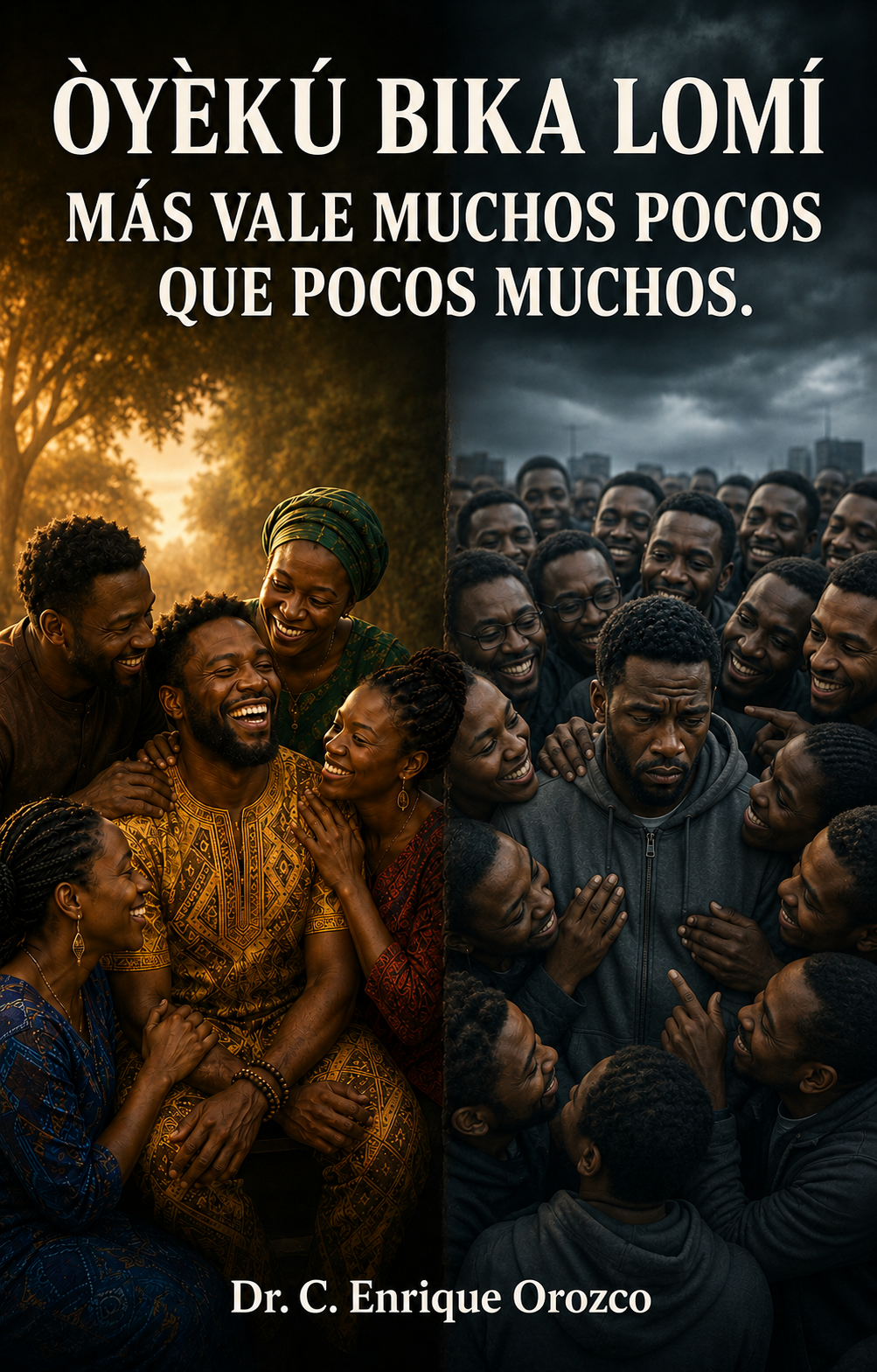 Dos grupos humanos representan la diferencia entre cantidad y vínculo verdadero